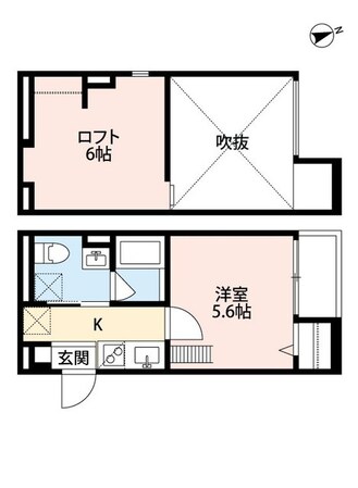 エクル巽北の物件間取画像